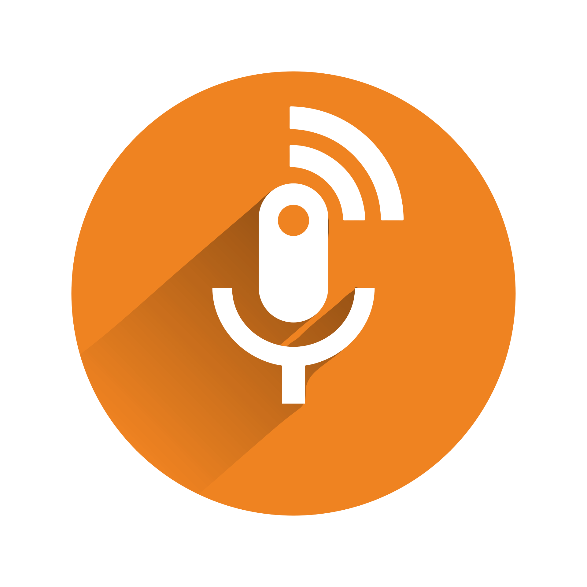graphic of podcast icon